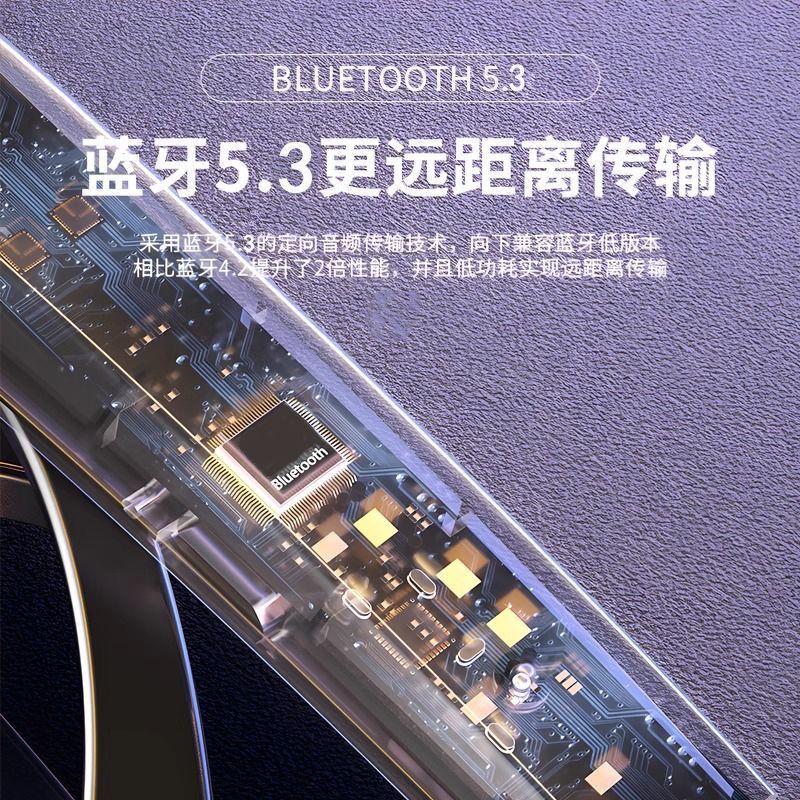 The new AI - intelligent real - time translation Bluetooth glasses are translation magic tools with hidden earphones, which can play music and make phone calls. They are black - technology products.