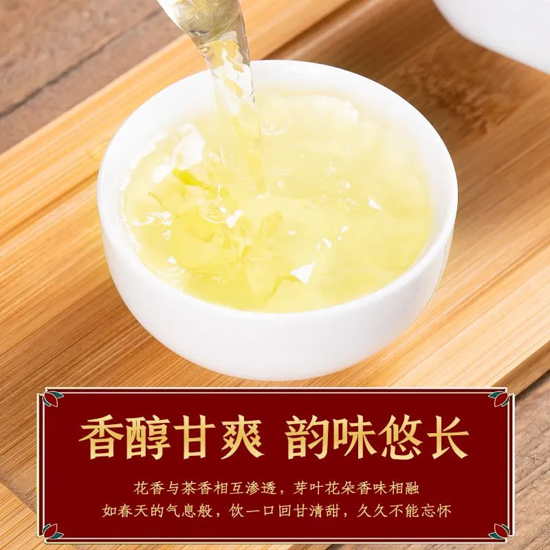 Jasmine Tea, New and Authentic, Strong-flavor Type, Green Tea, Tea Bags, Individually Wrapped, High-grade Tea Gift Box, 125g