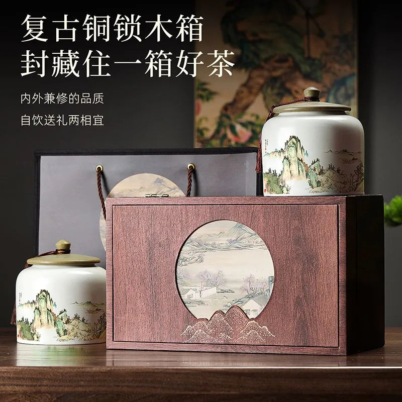 Qichun Tea Gift Box of 2024 New - season Green Tea - Lu'an Guapian. Holiday - themed Gift Packaging.