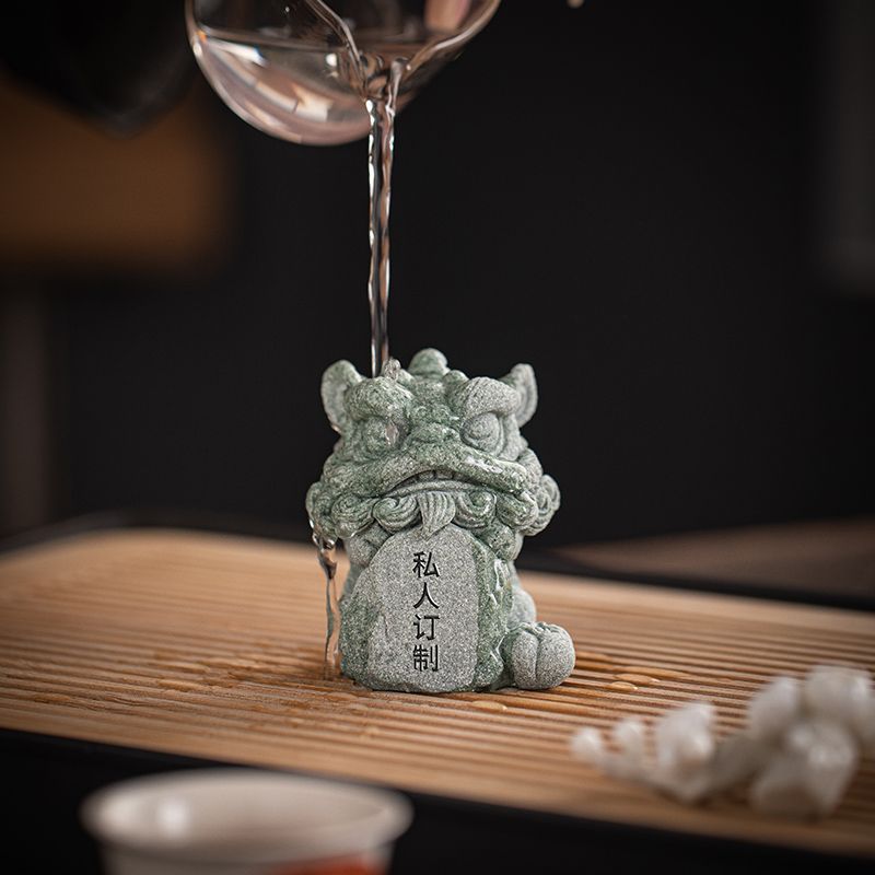 Creative Customized Good Fortune Lion Dance Tea Pets Set —— Traditional Chinese Lion Dance Charm for Prosperity & Home Decor