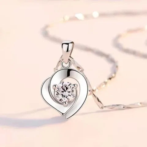 PT950 Platinum Necklace Female Cupid Clavicle Chain Diamond Pendant Engagement Valentine's Day Gift for Girlfriend