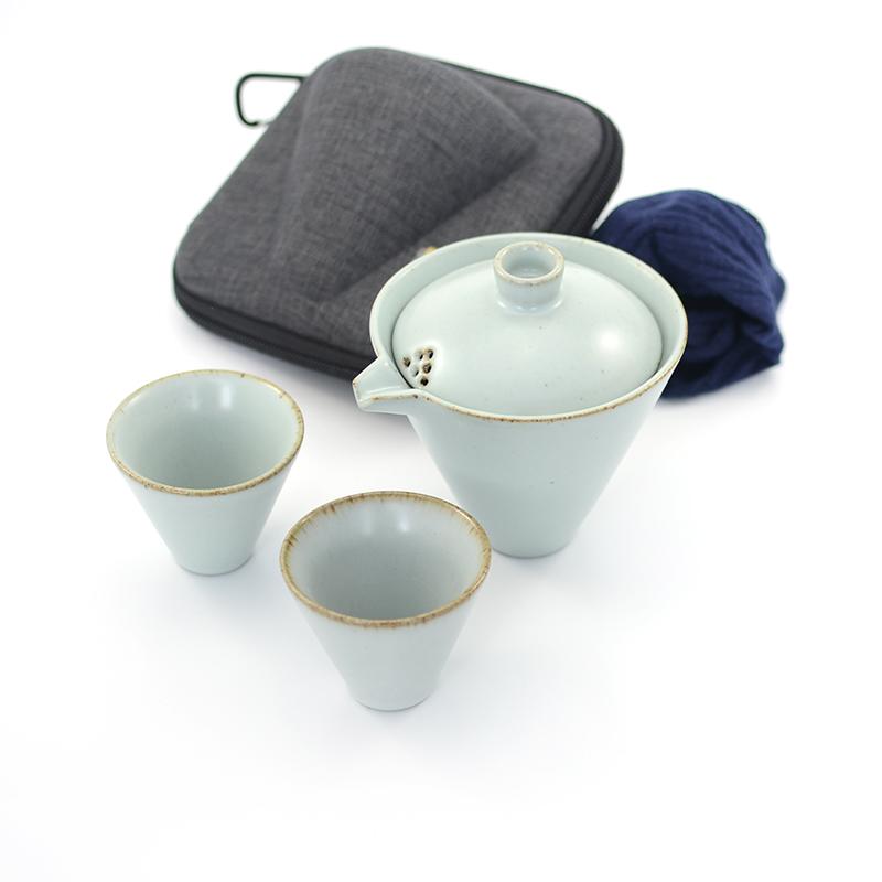 Gongfu Tea Travel Set - Green Ruyao Shiboradashi 140ml