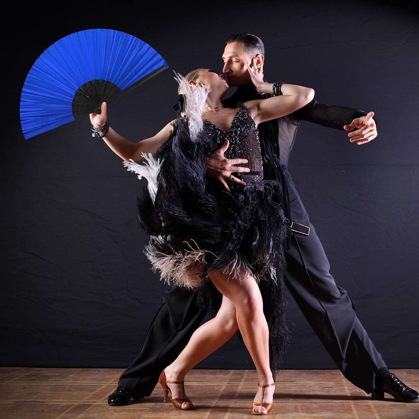 Cool Moon Among Clouds Fan