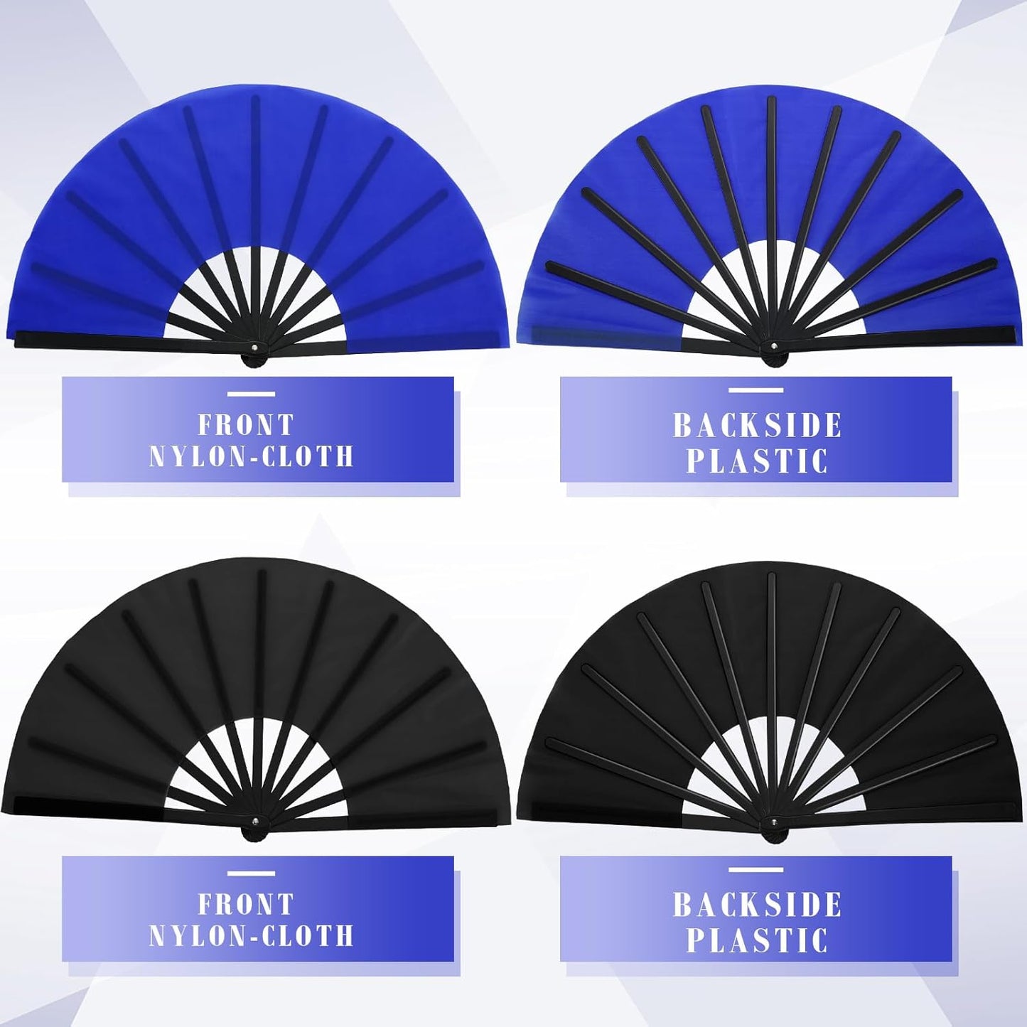 Cool Moon Among Clouds Fan