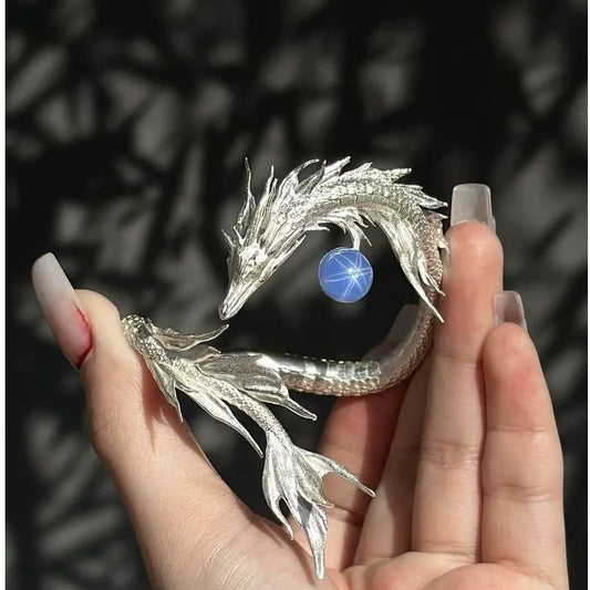 "Dragon Dance" Bracelet with Adjustable Openings