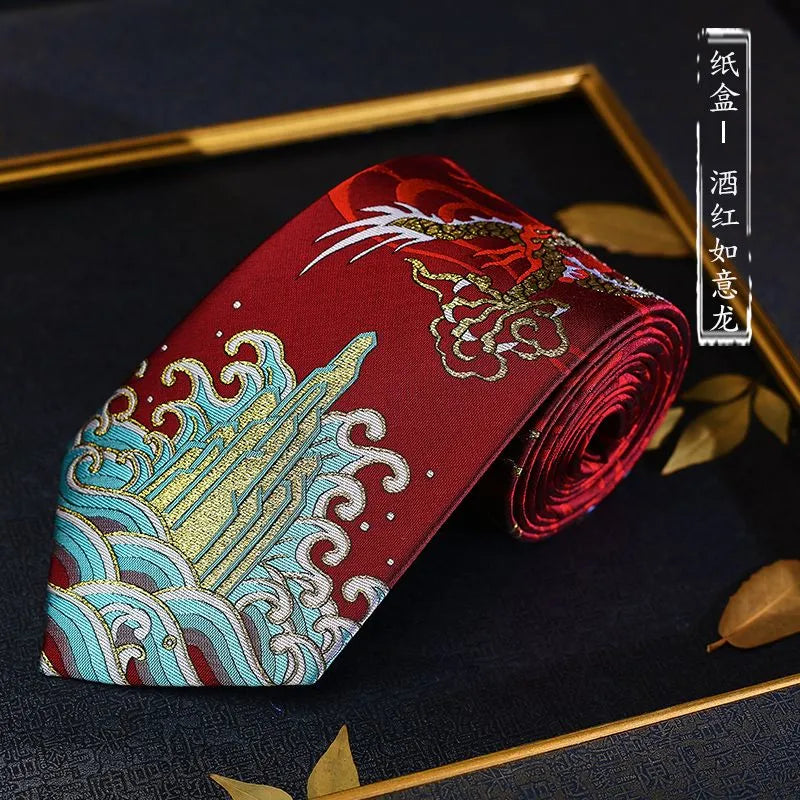 Yunjin Brocade Gift Box - Yunjin Tie, Special Souvenir & Characteristic Gift Set