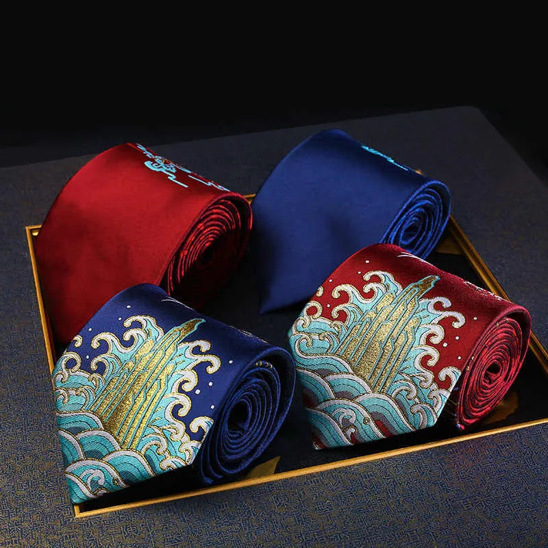 Yunjin Brocade Gift Box - Yunjin Tie, Special Souvenir & Characteristic Gift Set